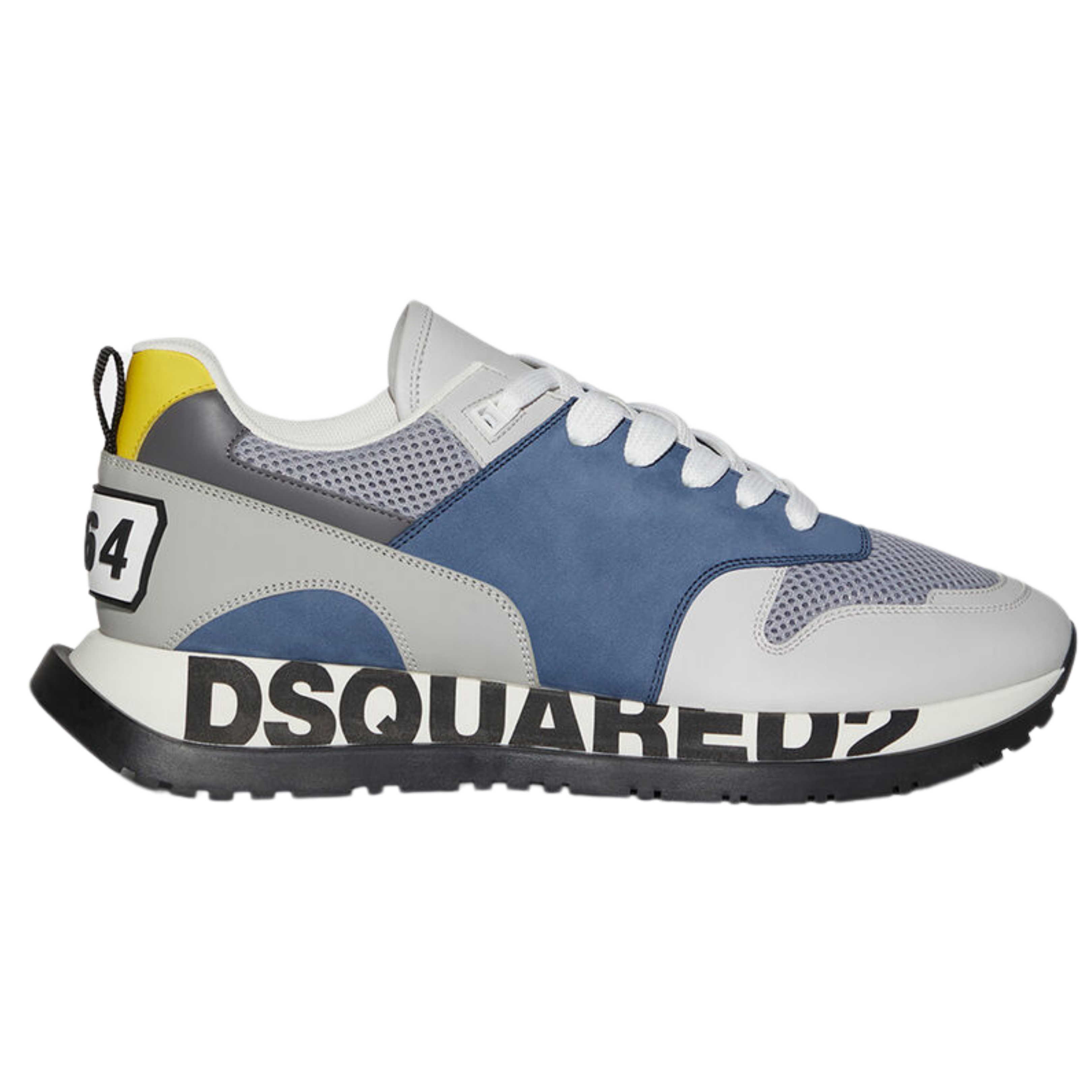Dsquared2 Uomo - Sneakers Vitello - Grigio/Blu