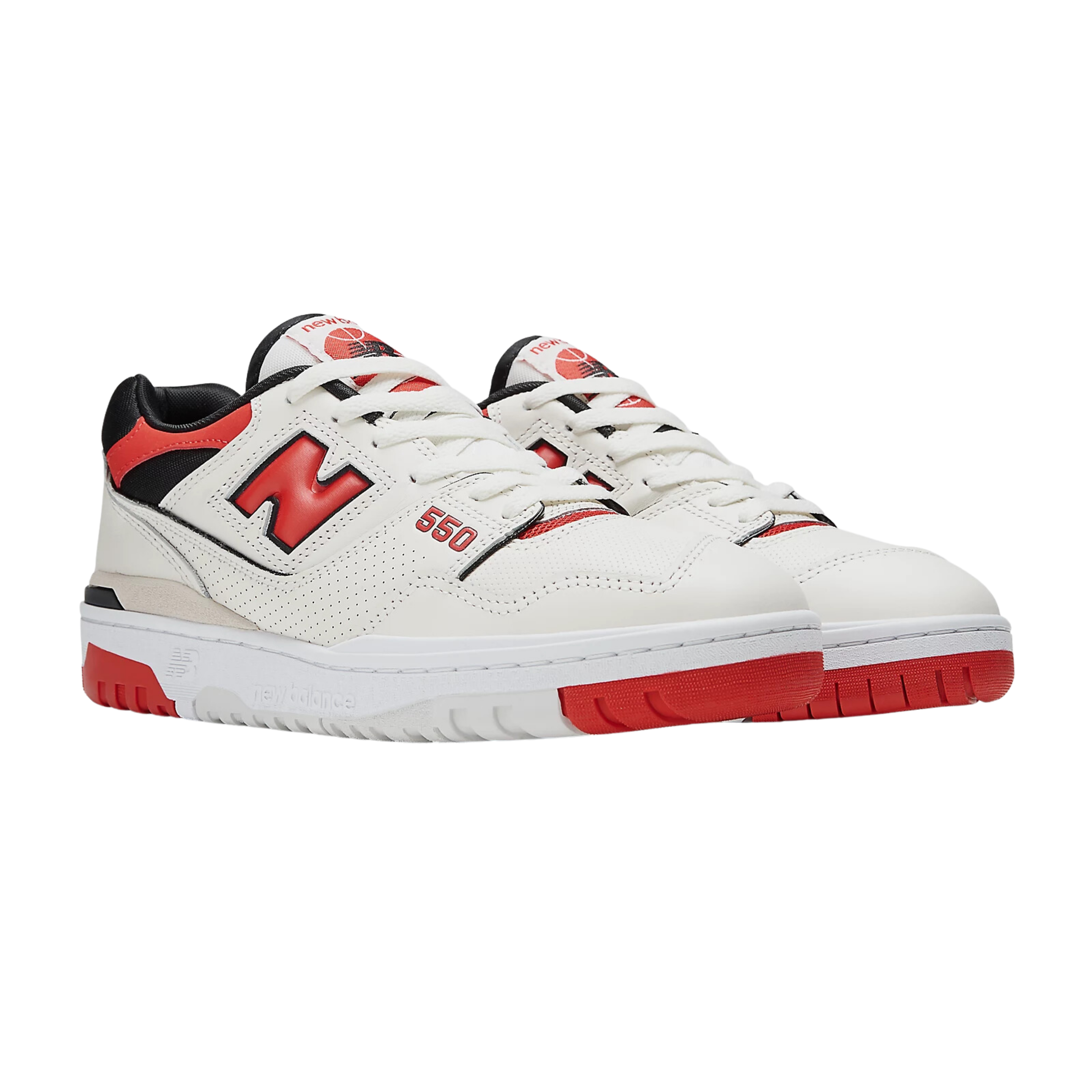 New Balance - Sneaker Donna - Rosso/Bianco
